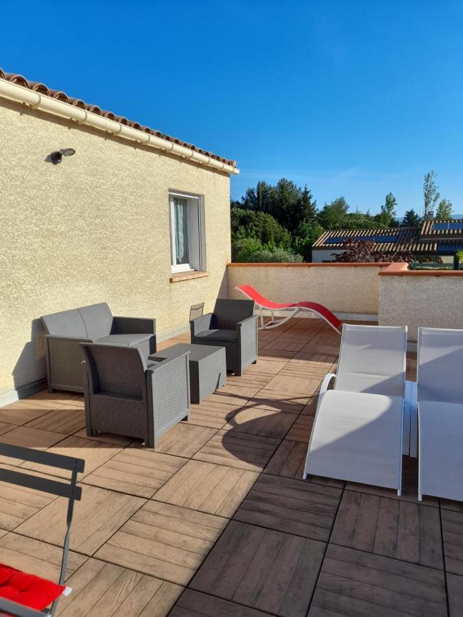 Chez Carole et Michel en Minervois Appartement Rieux-Minervois Buitenkant foto